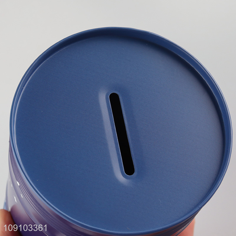 High Quality Tin Piggy Bank Money Box Coin Saving Box for Kids