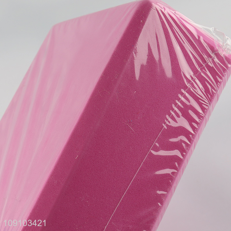 New Product Durable Soft Non-Slip Eva Foam Yoga Block for Stretching