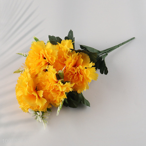 Factory Price 7 Heads Aritificial Flower Fake Bouquet for Home Decor