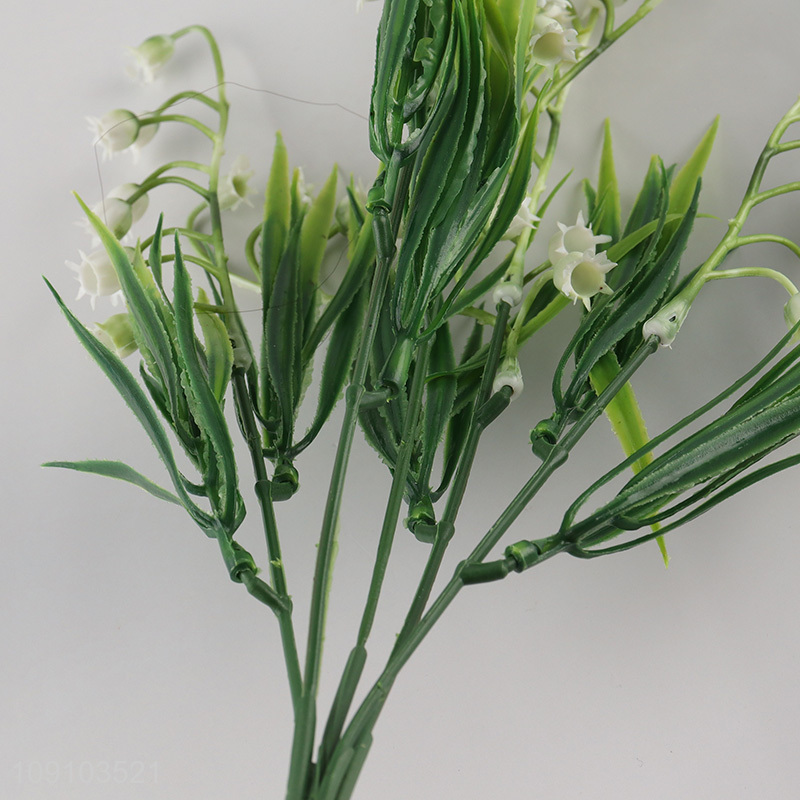 Online Wholesale Artificial Flower Fake Flower Plastic Lily Of The Valley