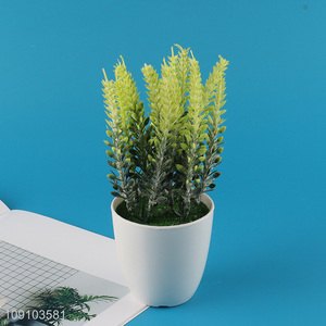 China Imports Small Artificial Potted Plants for Home Office Decor