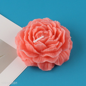 New Product Poney Flower Shaped Scented Candles Novelty Aromatic Candles