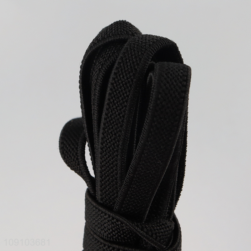 Factory Supply No Tie Shoelaces Flat Elastic Sneakers Shoelaces