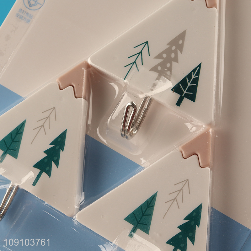 New Product 3 Pieces Plastic Adhesive Hooks Utility Hooks for Hanging