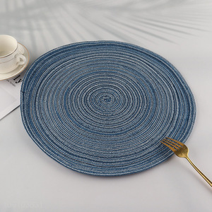 New Arrival Round Braided <em>Placemat</em> Heat Resistant Washable <em>Placemat</em>