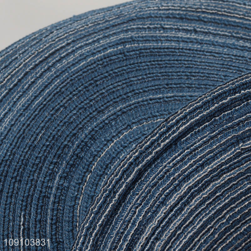 New Arrival Round Braided Placemat Heat Resistant Washable Placemat