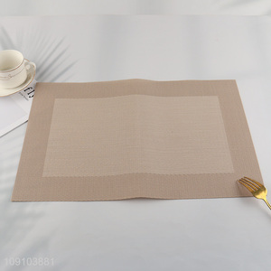 Online Wholesale Rectangular Woven Placemats Oilproof Heat Resistant Table Mats