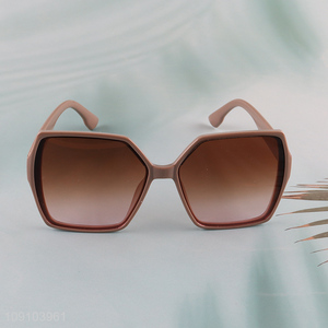 High Quality Large Sunglasses Vintage UV400 Protection Oversized Sunglasses