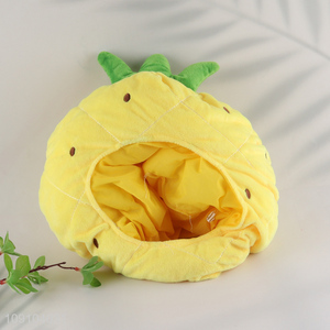 Hot Selling Cute Pineapple Hat Plush Pineapple Party Hat