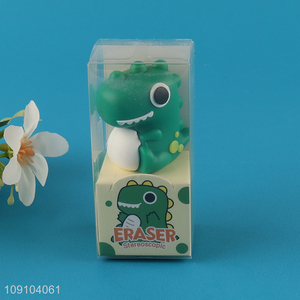 New Product Cute Erasers Cartoon Dinosaur Eraser for Kids Students