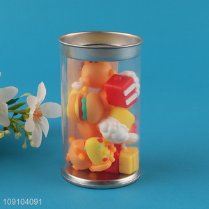 New Arrival Cutefood Erasers Mini Erasers Set for Classroom Rewards