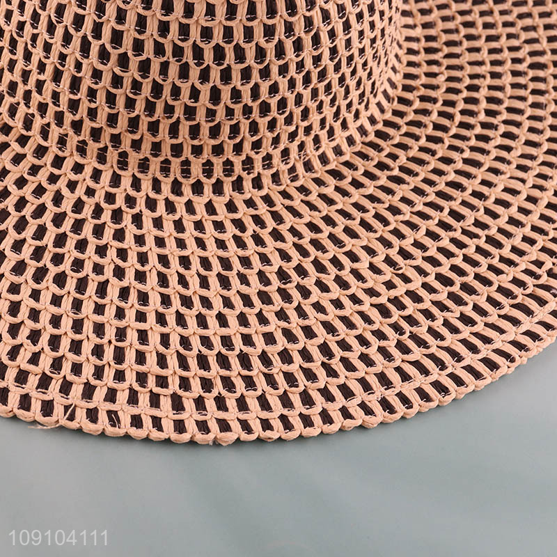 Online Wholesale Women's Straw Hat Summer Beach Sun Hat