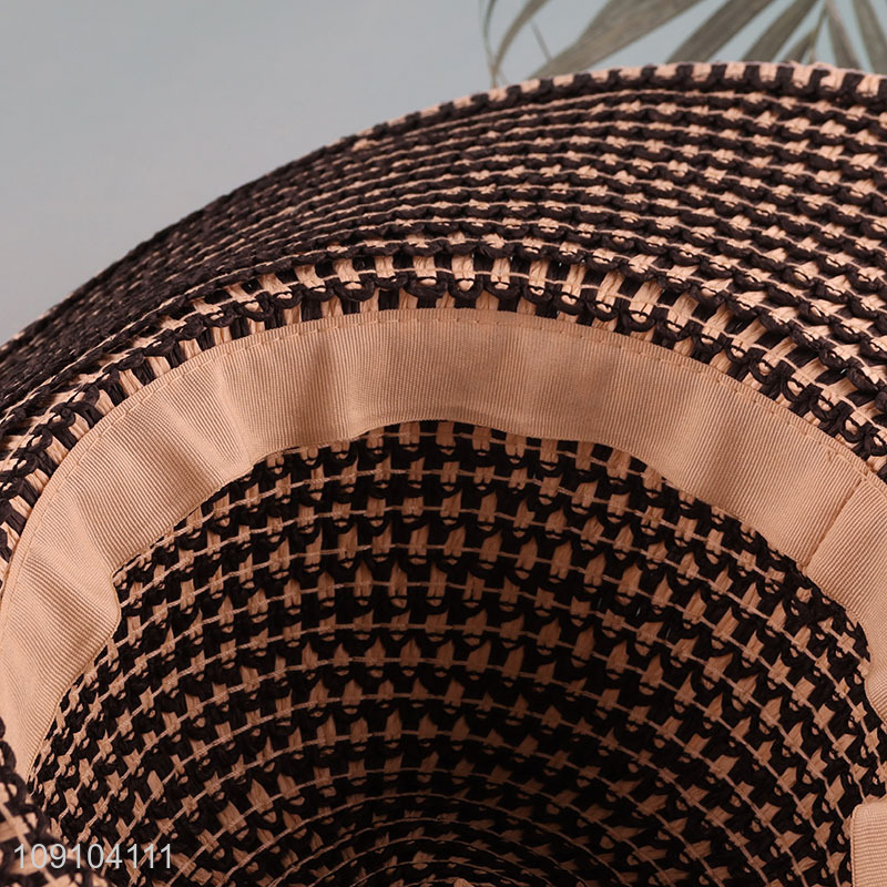 Online Wholesale Women's Straw Hat Summer Beach Sun Hat