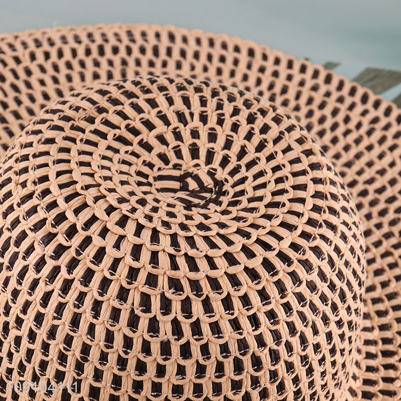 Online Wholesale Women's Straw Hat Summer Beach Sun Hat