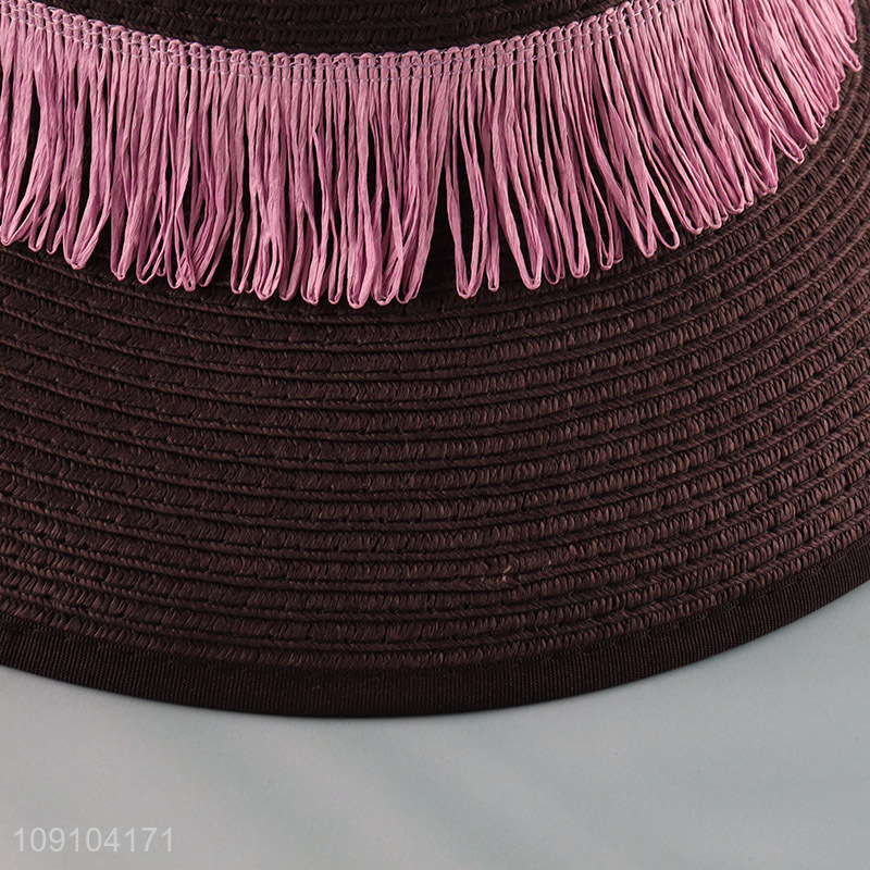 High Quality Women Sun Visor Hat Foldable Wide Brim Sunhat