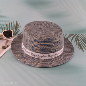 China Imports Men's Beach Sun Hat Summer Paper Straw Hat