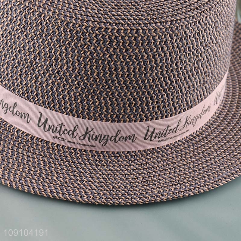 China Imports Men's Beach Sun Hat Summer Paper Straw Hat