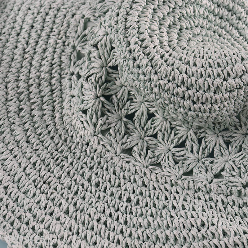 New Product Women's Straw Hat Summer Breathable Beach Sun Hat