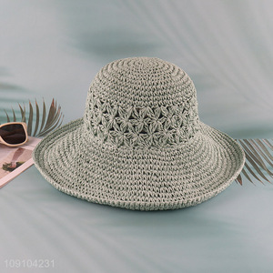 New Product Women's Straw Hat Summer Breathable Beach Sun Hat