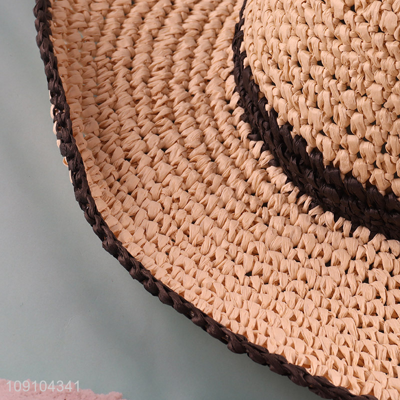 High Quality Women's Straw Hat Summer Beach Sun Hat