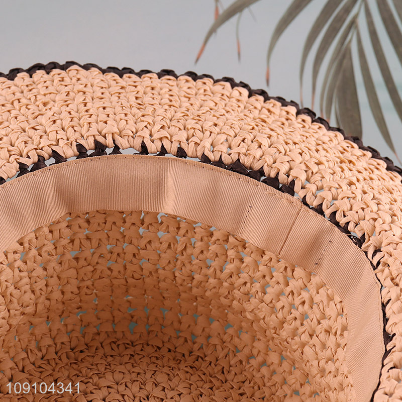 High Quality Women's Straw Hat Summer Beach Sun Hat