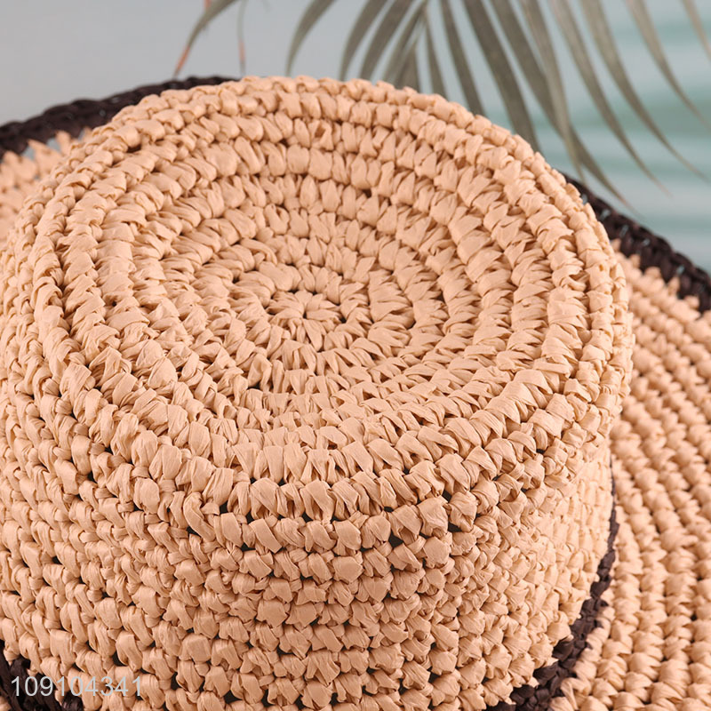 High Quality Women's Straw Hat Summer Beach Sun Hat