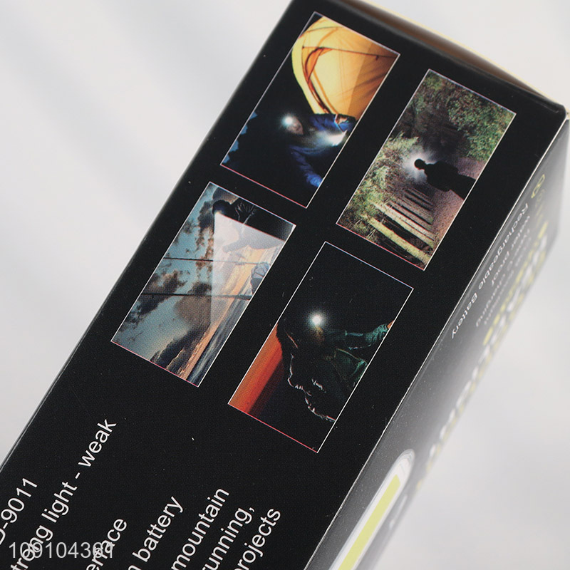 Factory Price 1200mah Waterproof USB Rechargeable Ultra Bright Floodlight Headlamp