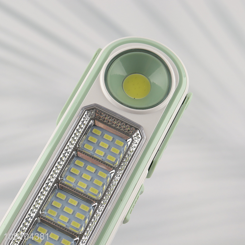 Hot Selling 1200mah Portable Solar Rechargeable Led Emergency Lamp for Camping