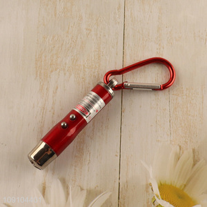 Good Quality Mini Keychain Laser Pointer Led Flashlight Dog Cat Laser Toy