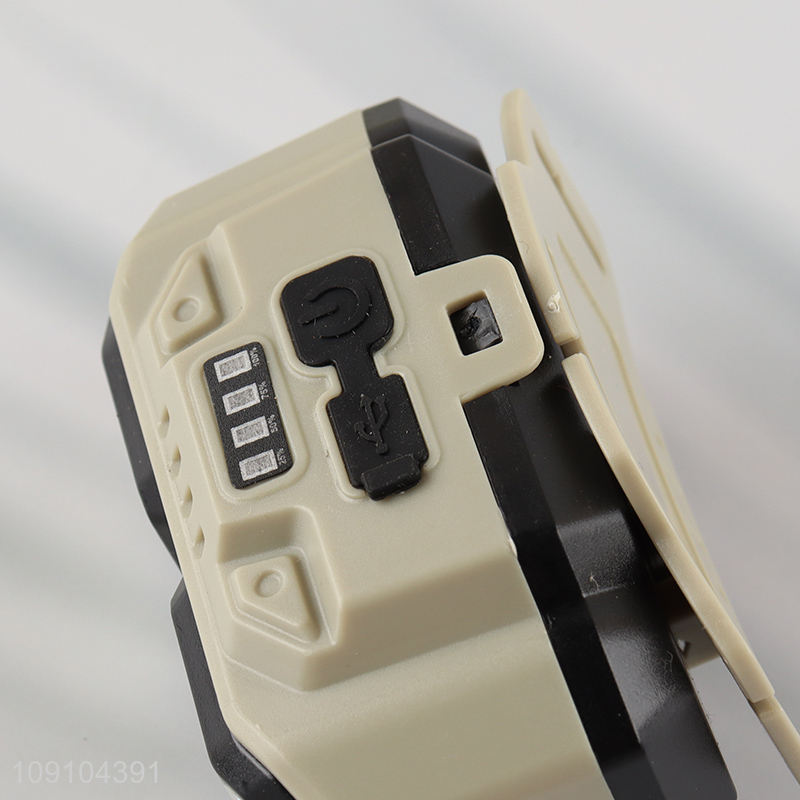 New Arrival Waterproof USB Rechargeable Super Bright Head Lamp for Outdoor Camping