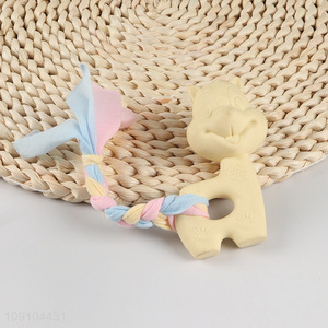 Best selling pet chew toys pet teething toy for teeth cleaning