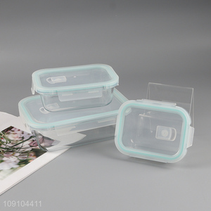 Top selling home kitchen glass preservation box food container