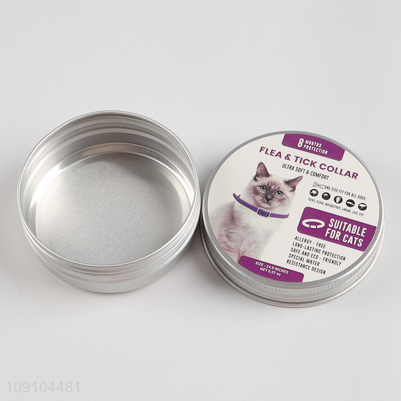 Hot selling suitable pet cat pet deworming collar for outdoor