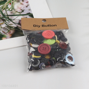 Hot selling multicolor DIY manual decorative button wholesale