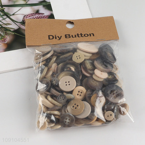Factory price resin DIY manual decorative button for garment accessories