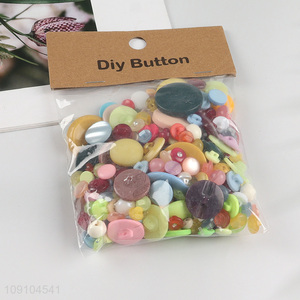 China products colorful round DIY manual decorative button