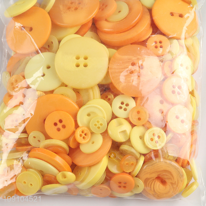 Top selling resin round DIY manual decorative button set