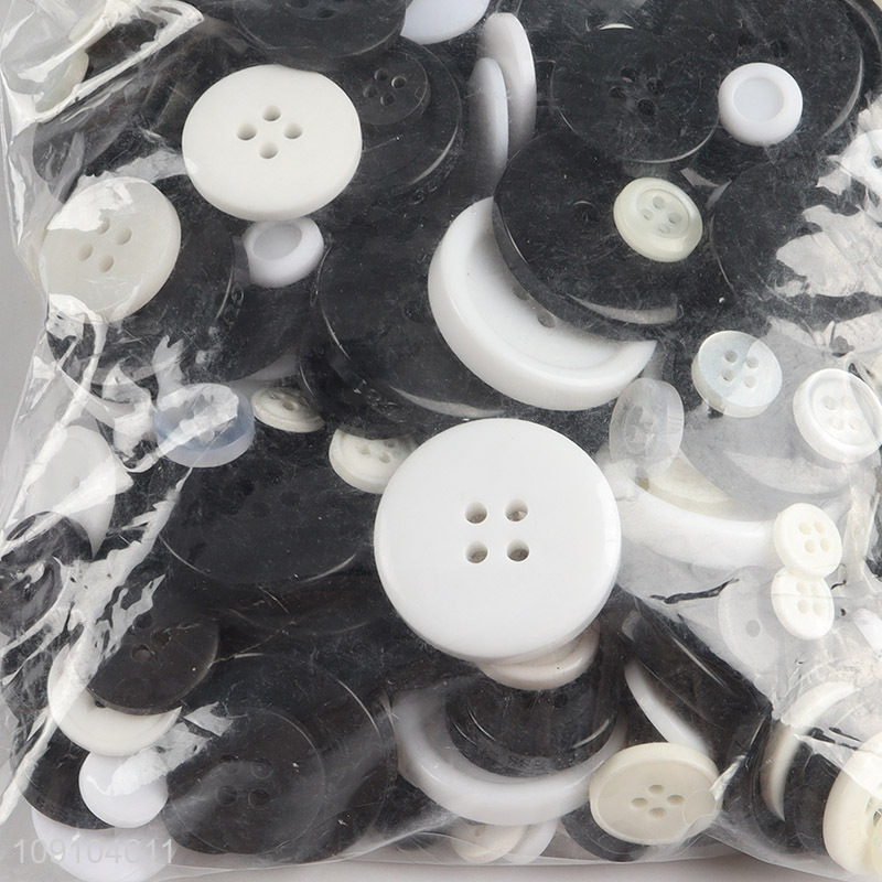 Low price round resin DIY manual decorative button set for sale