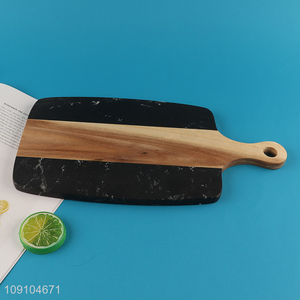 New Product Durable Acacia Wood and Marble Cutting Board Kitchen Tools