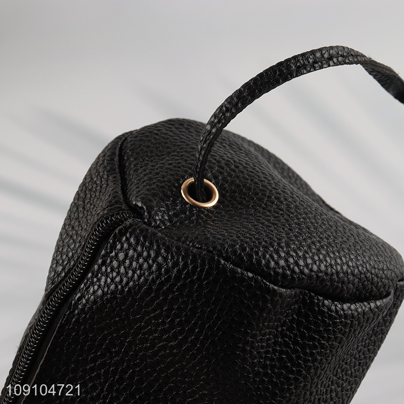 New Arrival PU Leather Cylinder Bag Trendy Crossbody Barrel Bag