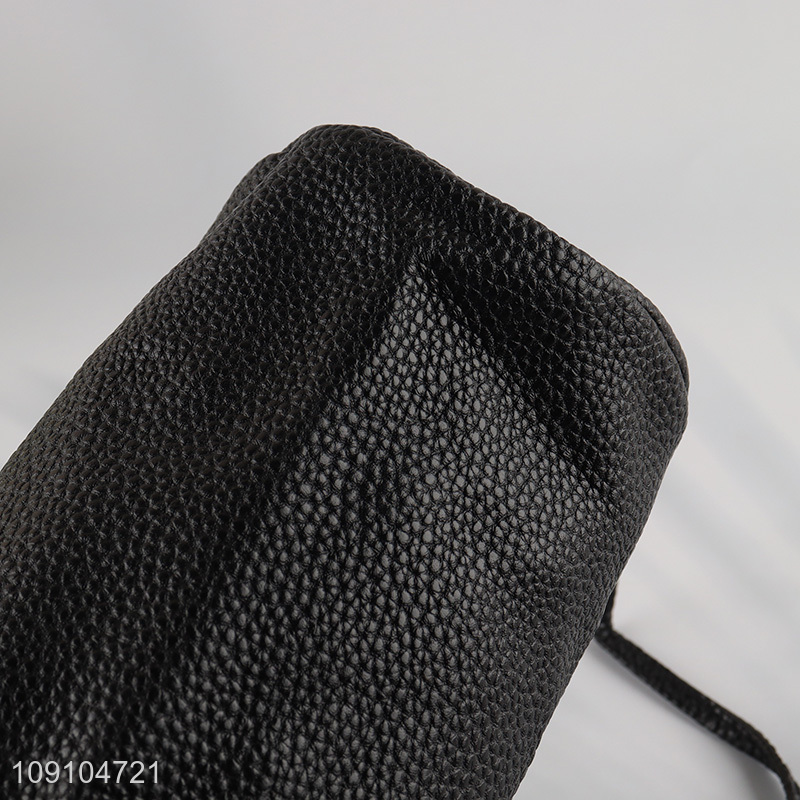 New Arrival PU Leather Cylinder Bag Trendy Crossbody Barrel Bag