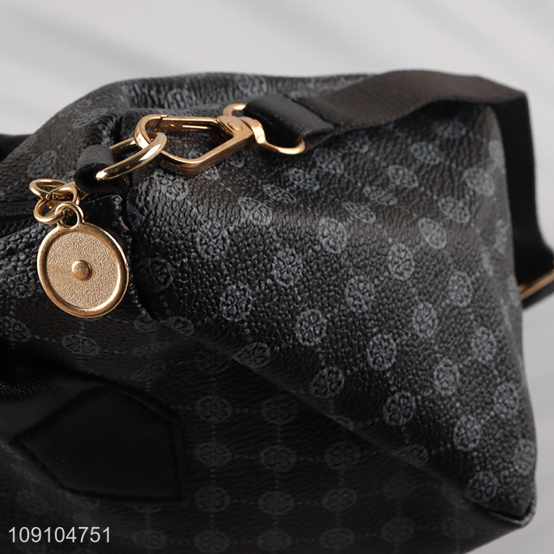 Factory Supply Women PU Leather Handbag Fashionable Shoulder Bag