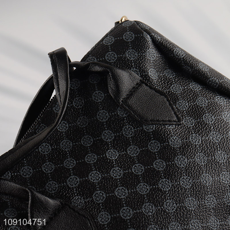 Factory Supply Women PU Leather Handbag Fashionable Shoulder Bag