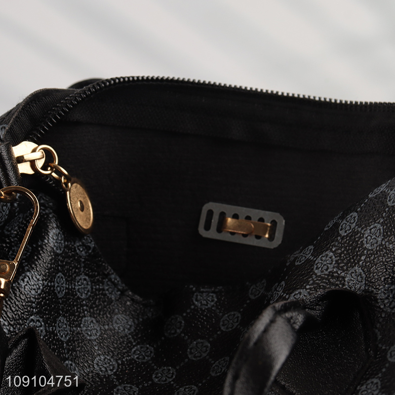 Factory Supply Women PU Leather Handbag Fashionable Shoulder Bag