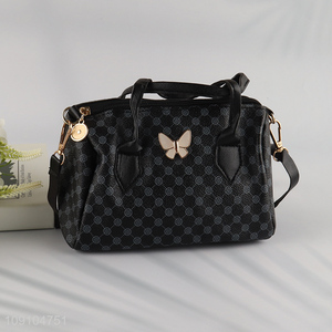 Factory Supply Women PU Leather Handbag Fashionable Shoulder Bag