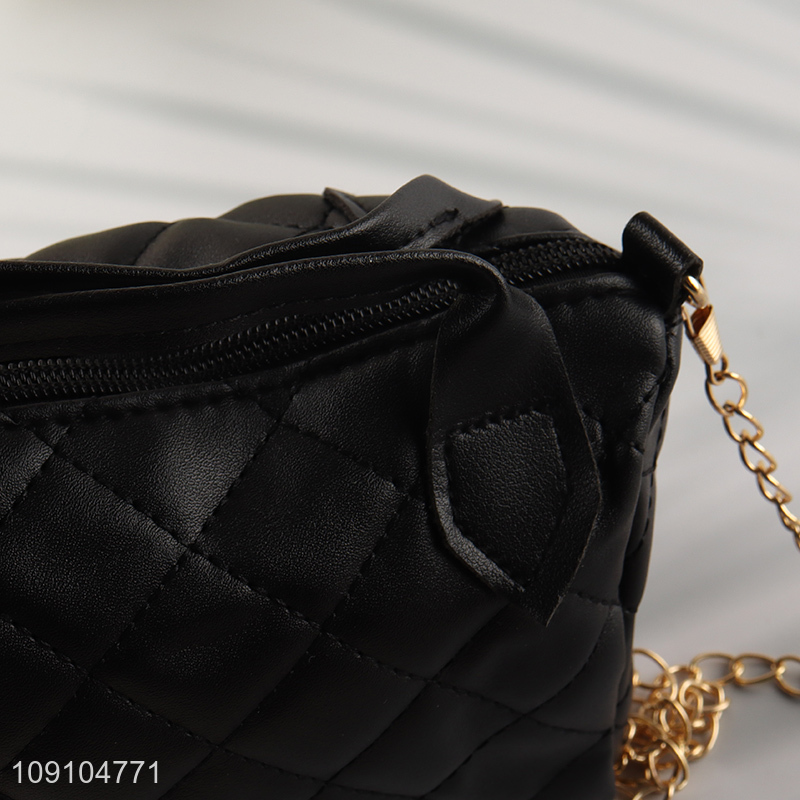 Wholesale Women PU Leather Handbag Crossbody Bag With Chain Strap