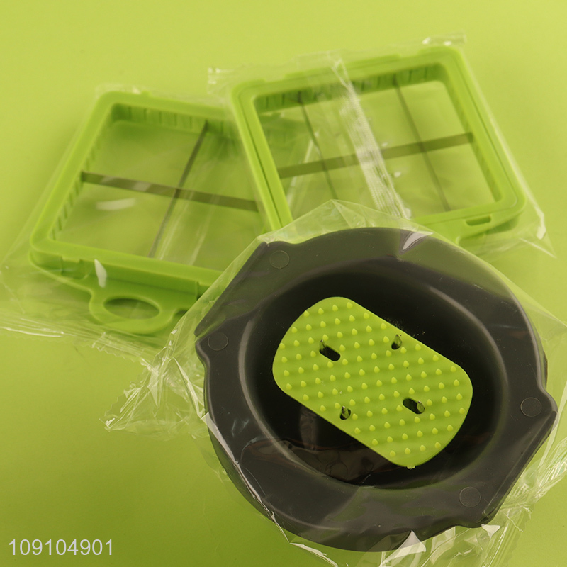 Factory Supply Multifunctional Vegetable and Fruit Chopper Set with Container