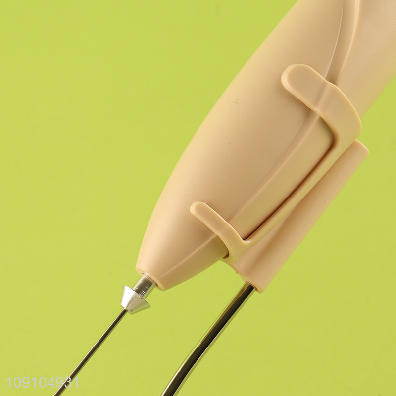 Factory Price Handheld Electric Milk Frother Foam Maker with Stand