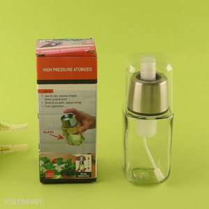 High Quality 180ML Glass Olive Oil Sprayer Bottle for Cooking Salad BBQ