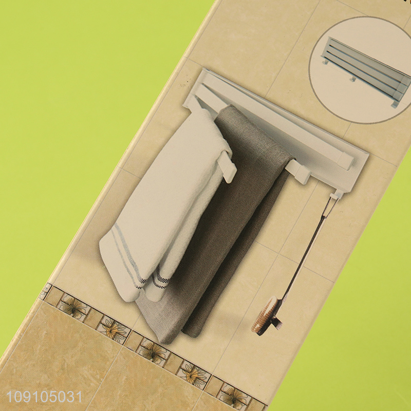 Good Quality Bathroom Towel Storage Rack Wall Mounted Plastic Towel Rack